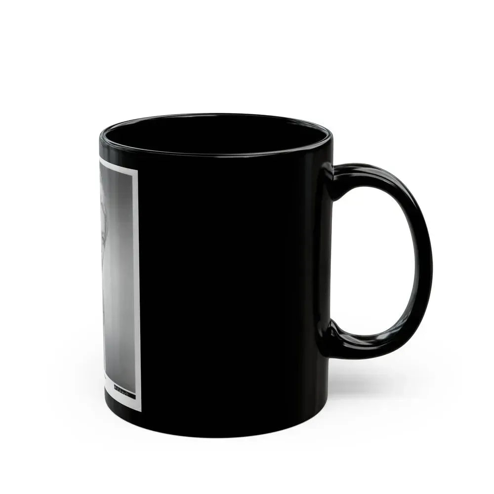 Barbara Steele #51 (Vintage Female Icon) Black Coffee Mug - Go Mug Yourself