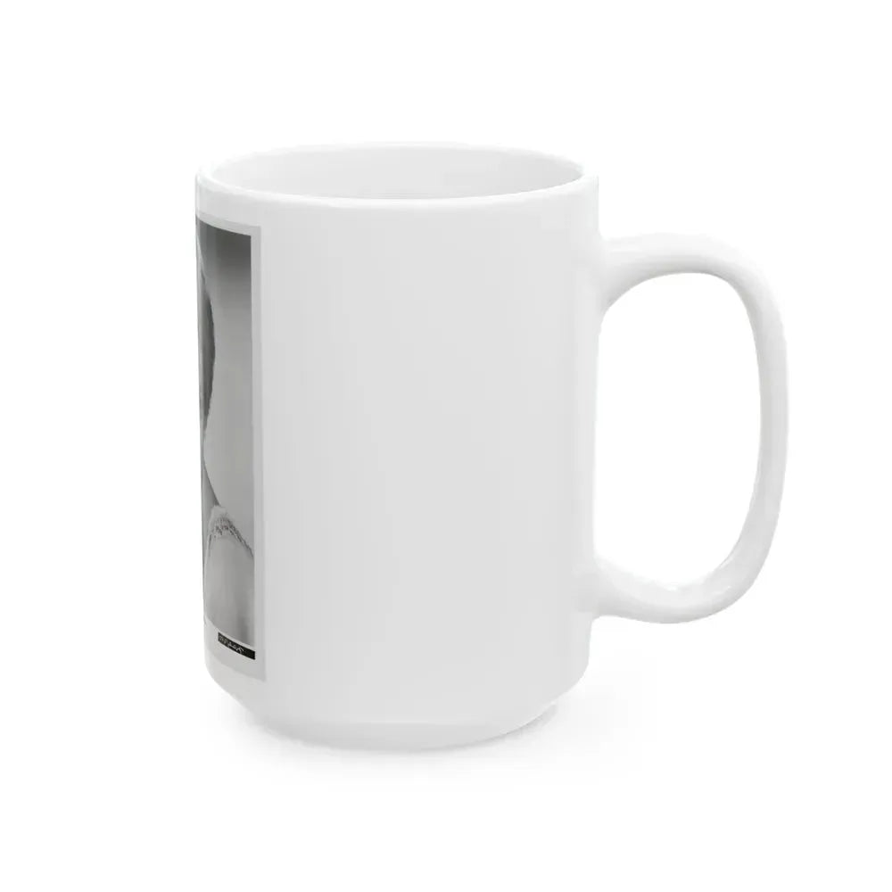 Barbara Steele #63 (Vintage Female Icon) White Coffee Mug - Go Mug Yourself