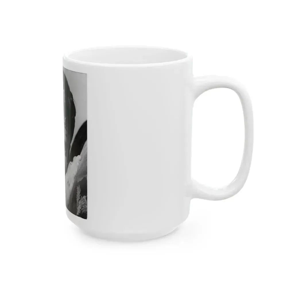 Barbara Steele #64 (Vintage Female Icon) White Coffee Mug - Go Mug Yourself