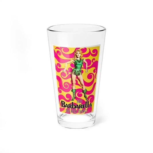 BARBARELLA (2) 1968 Movie Poster - Pint Glass 16oz 16oz - Go Mug Yourself