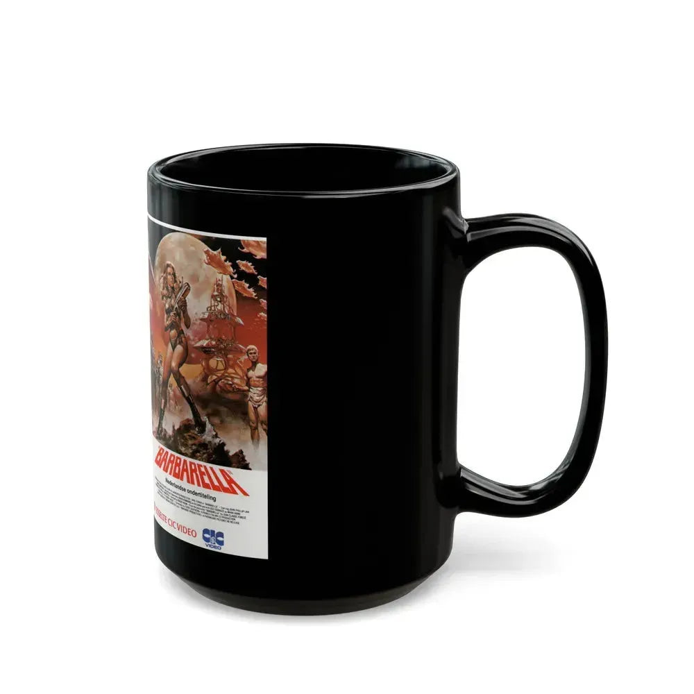 BARBARELLA (VHS COVER) - Black Coffee Mug - Go Mug Yourself