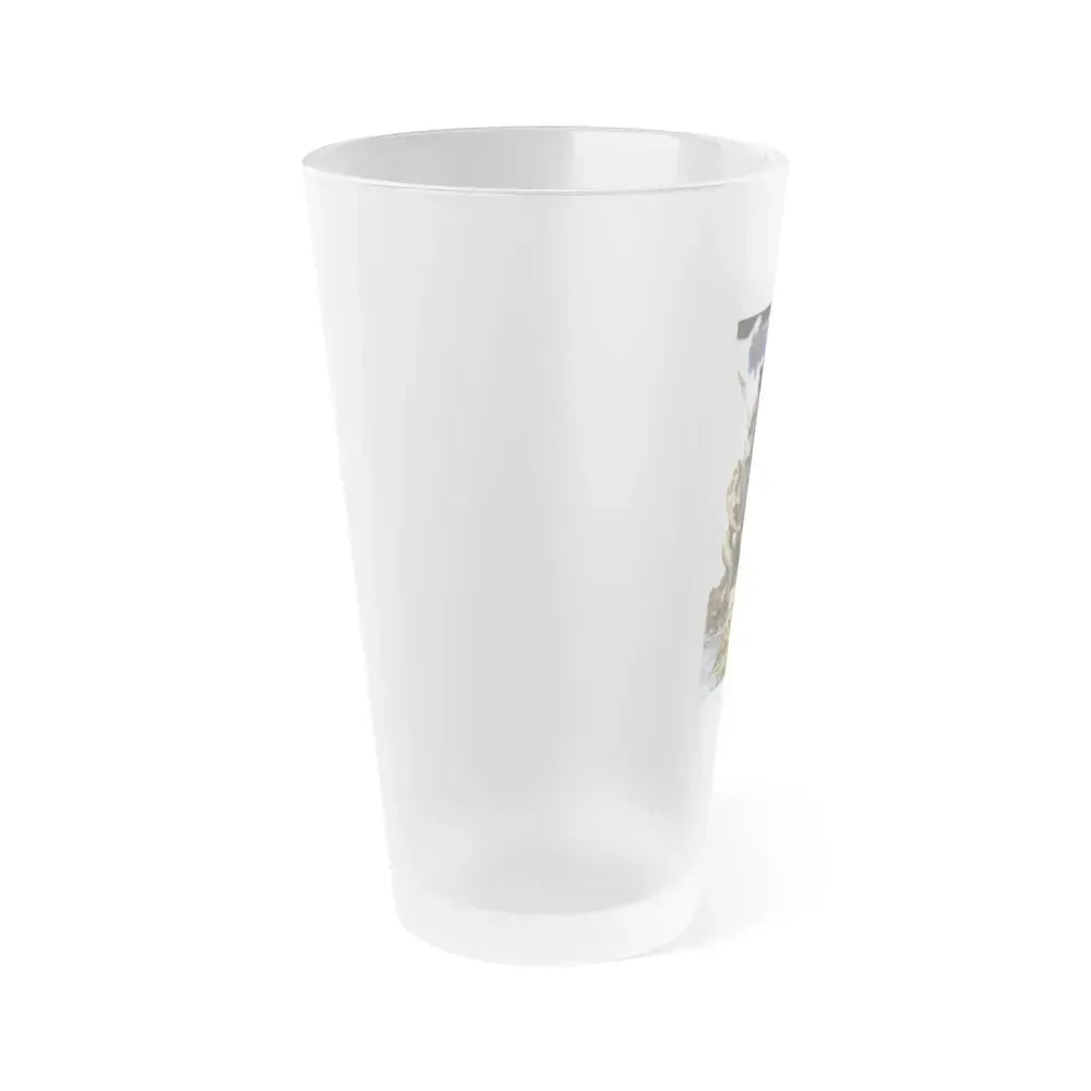 BARBARIAN QUEEN 1985 Movie Poster - Frosted Pint Glass 16oz - Go Mug Yourself