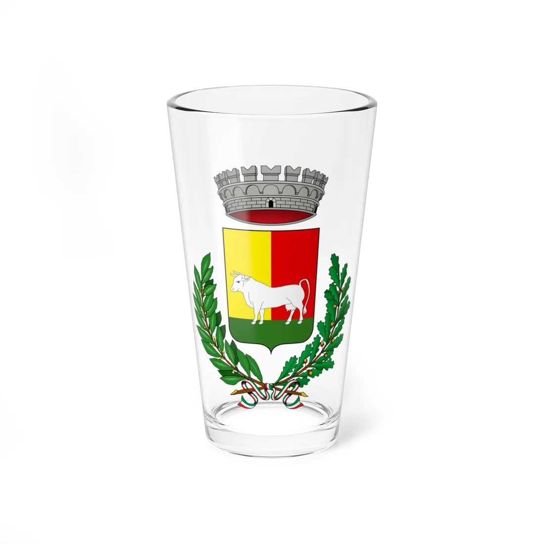 Barbata-Stemma (Italy) (Coat of Arms) Pint Glass 16oz 16oz - Go Mug Yourself