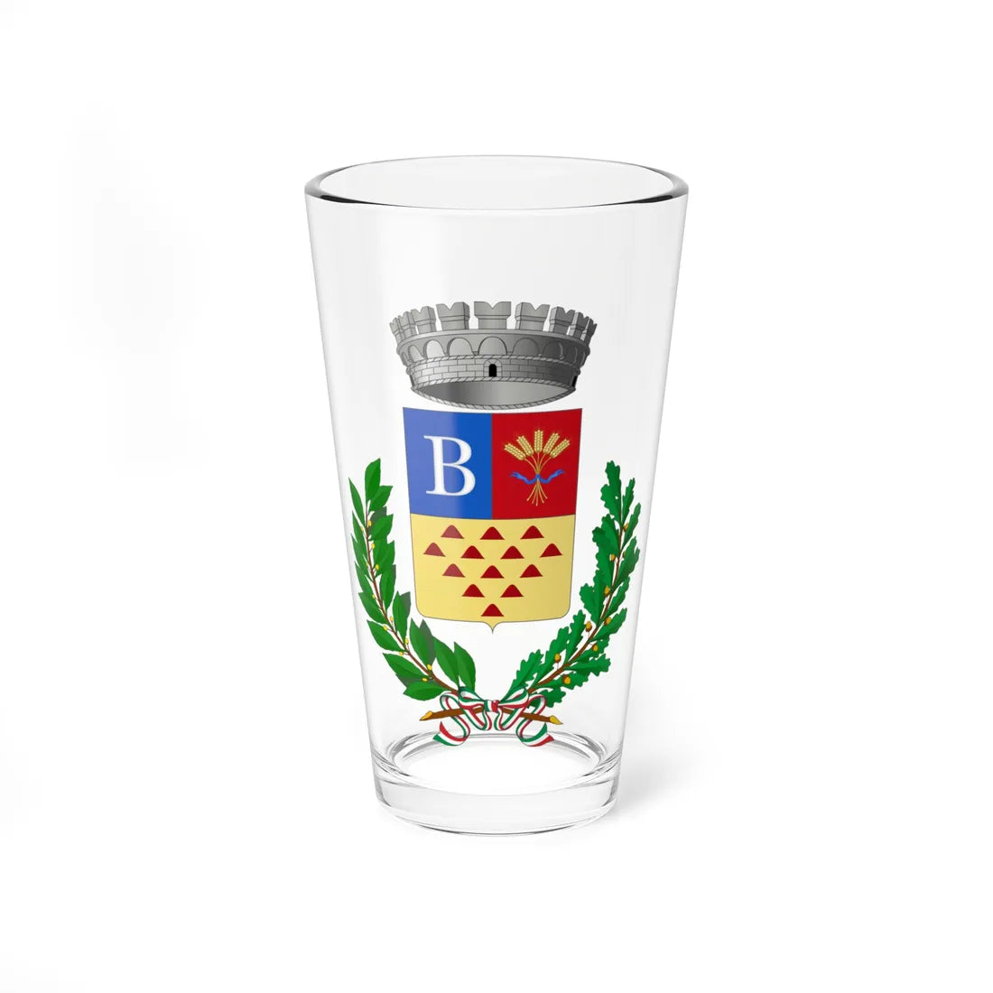 Barbianello-Stemma (Italy) (Coat of Arms) Pint Glass 16oz 16oz - Go Mug Yourself