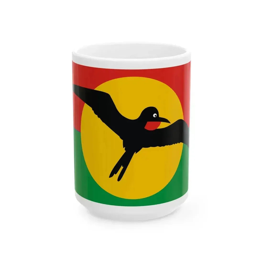 Barbuda Council Flag (Antigua and Barbuda) White Coffee Mug 15oz - Go Mug Yourself