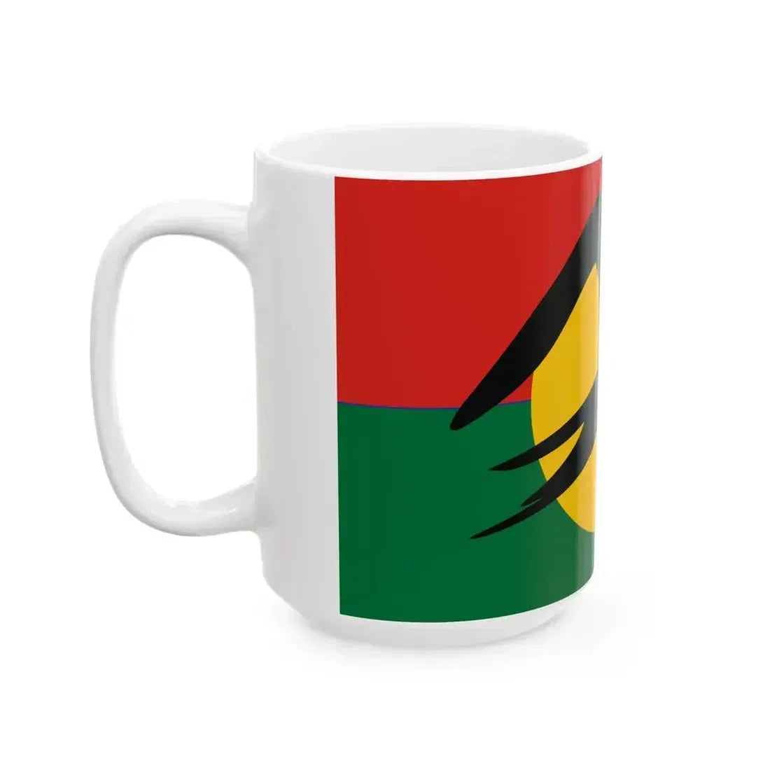 Barbuda Council Flag Old Reconstruction (Antigua and Barbuda) White Coffee Mug - Go Mug Yourself