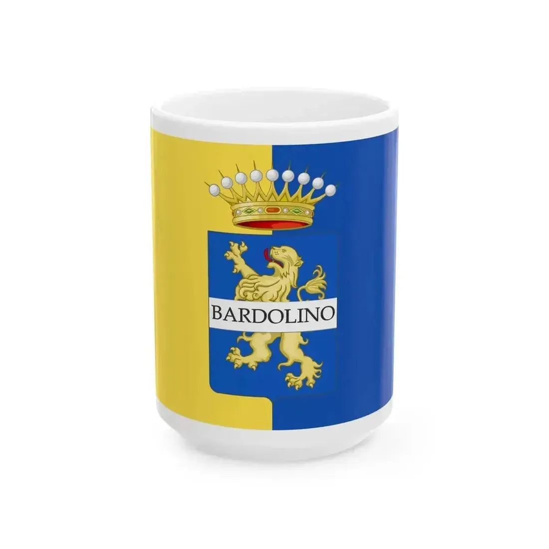 Bardolino-Bandiera (Italy) White Coffee Mug 15oz - Go Mug Yourself