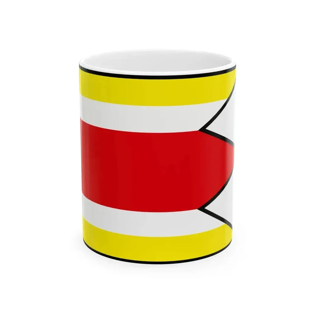Bardonovo Nove Zamky Flag (Slovakia) White Coffee Mug 11oz - Go Mug Yourself