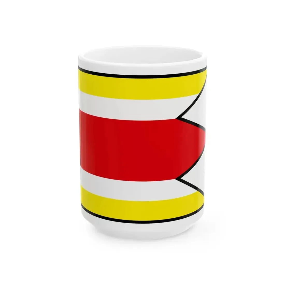 Bardonovo Nove Zamky Flag (Slovakia) White Coffee Mug 15oz - Go Mug Yourself
