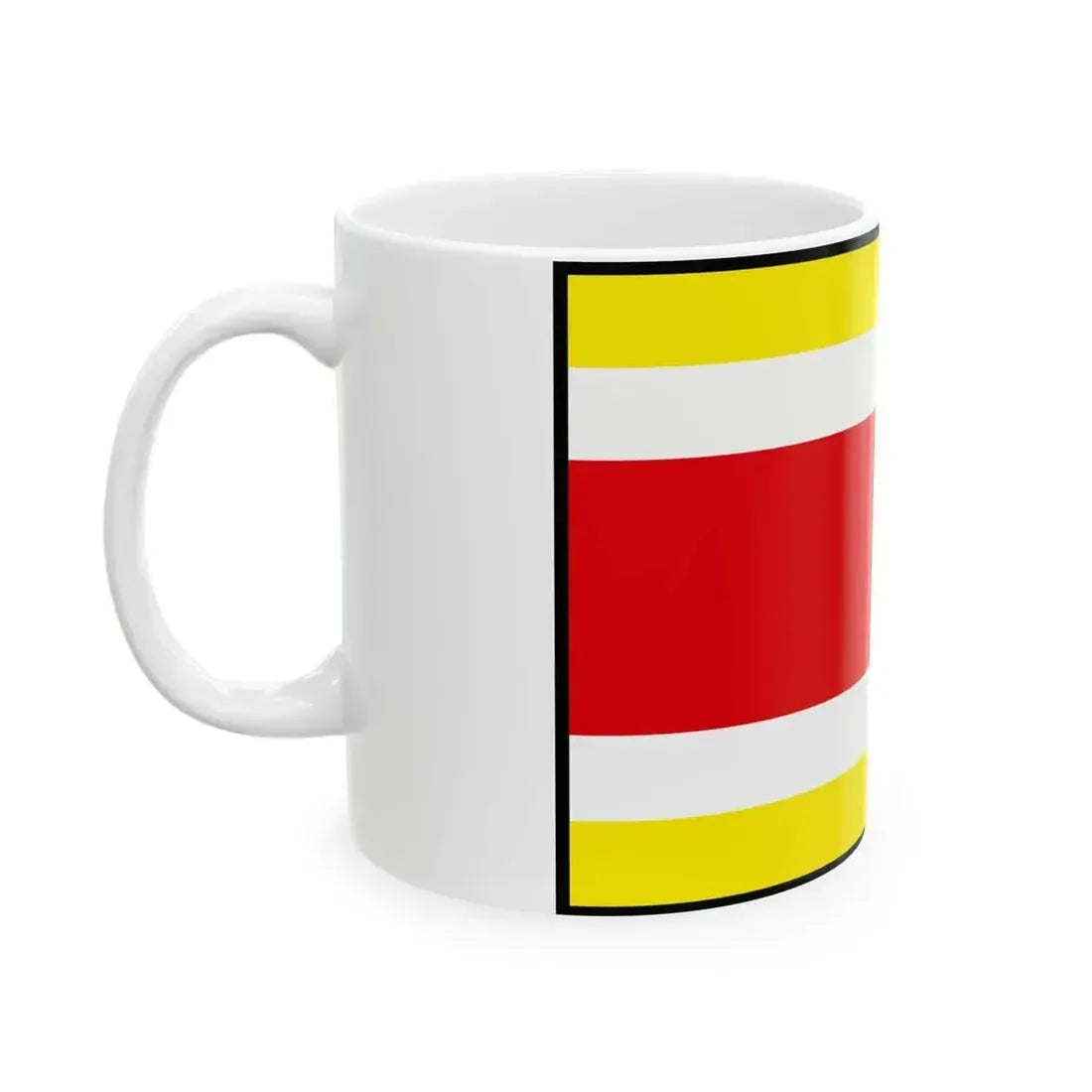 Bardonovo Nove Zamky Flag (Slovakia) White Coffee Mug - Go Mug Yourself