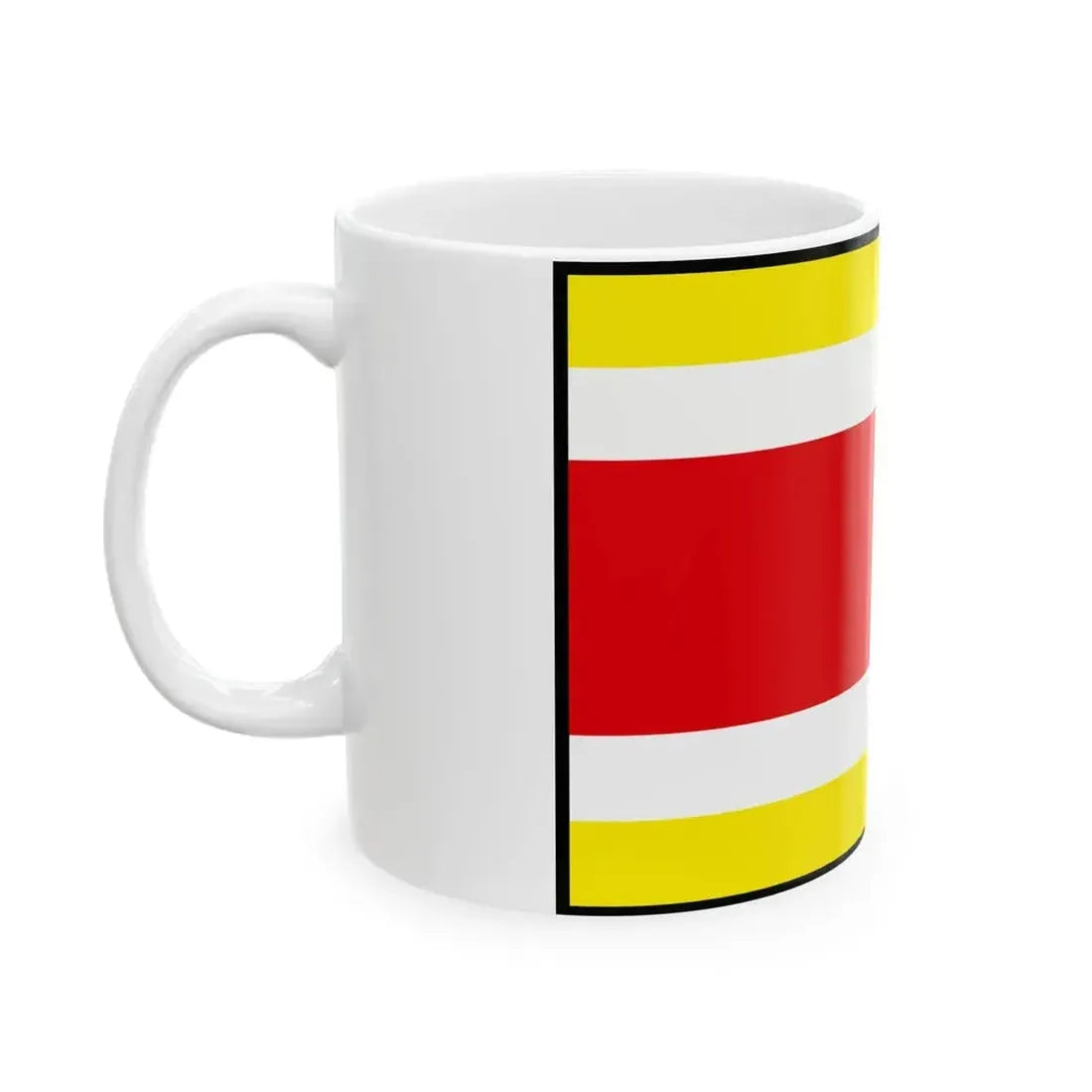 Bardonovo Nove Zamky Flag (Slovakia) White Coffee Mug - Go Mug Yourself