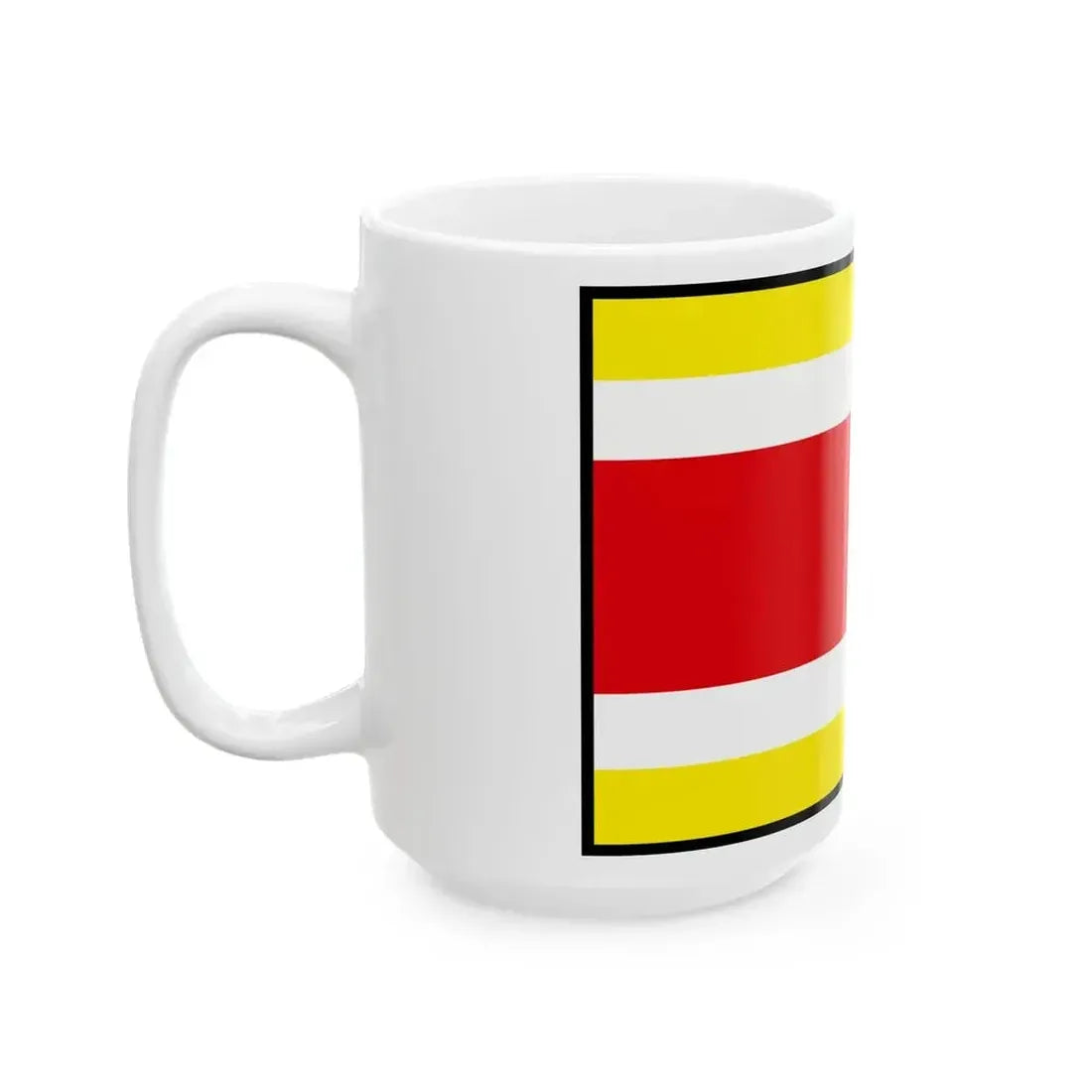 Bardonovo Nove Zamky Flag (Slovakia) White Coffee Mug - Go Mug Yourself