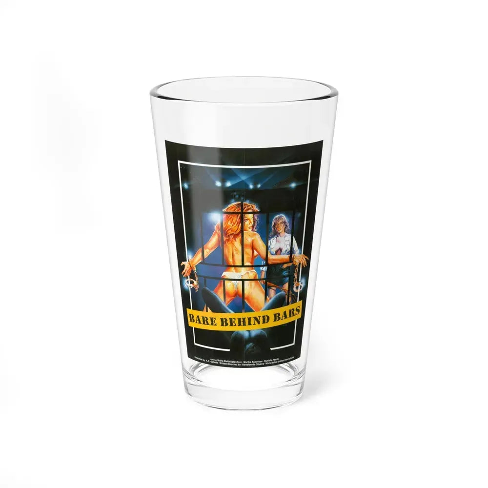 BARE BEHIND BARS 1980 Movie Poster - Pint Glass 16oz 16oz - Go Mug Yourself