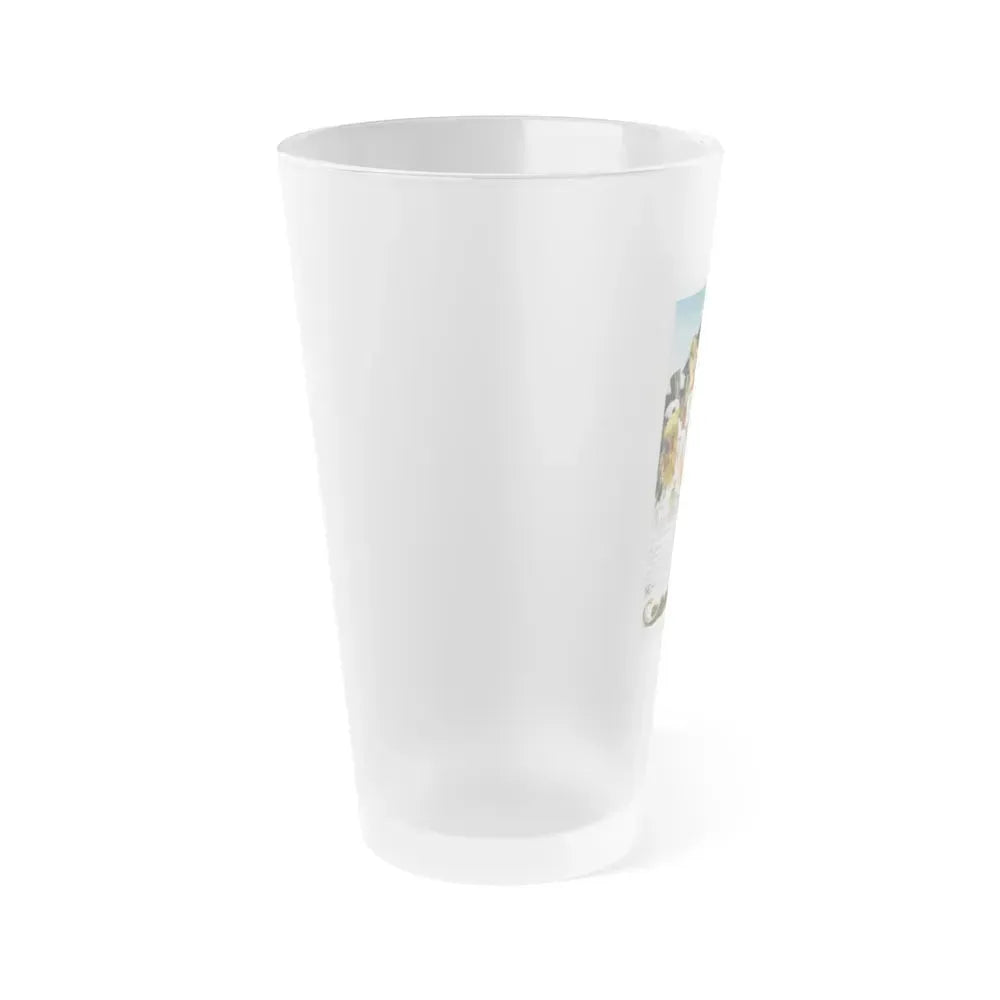 BARN OF THE NAKED DEAD 1974 Movie Poster - Frosted Pint Glass 16oz - Go Mug Yourself