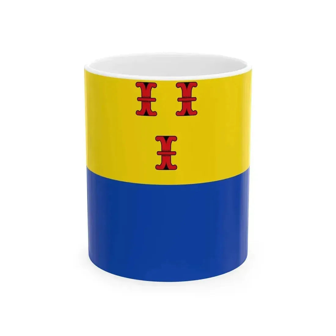 Barneveld vlag (Netherlands) White Coffee Mug 11oz - Go Mug Yourself