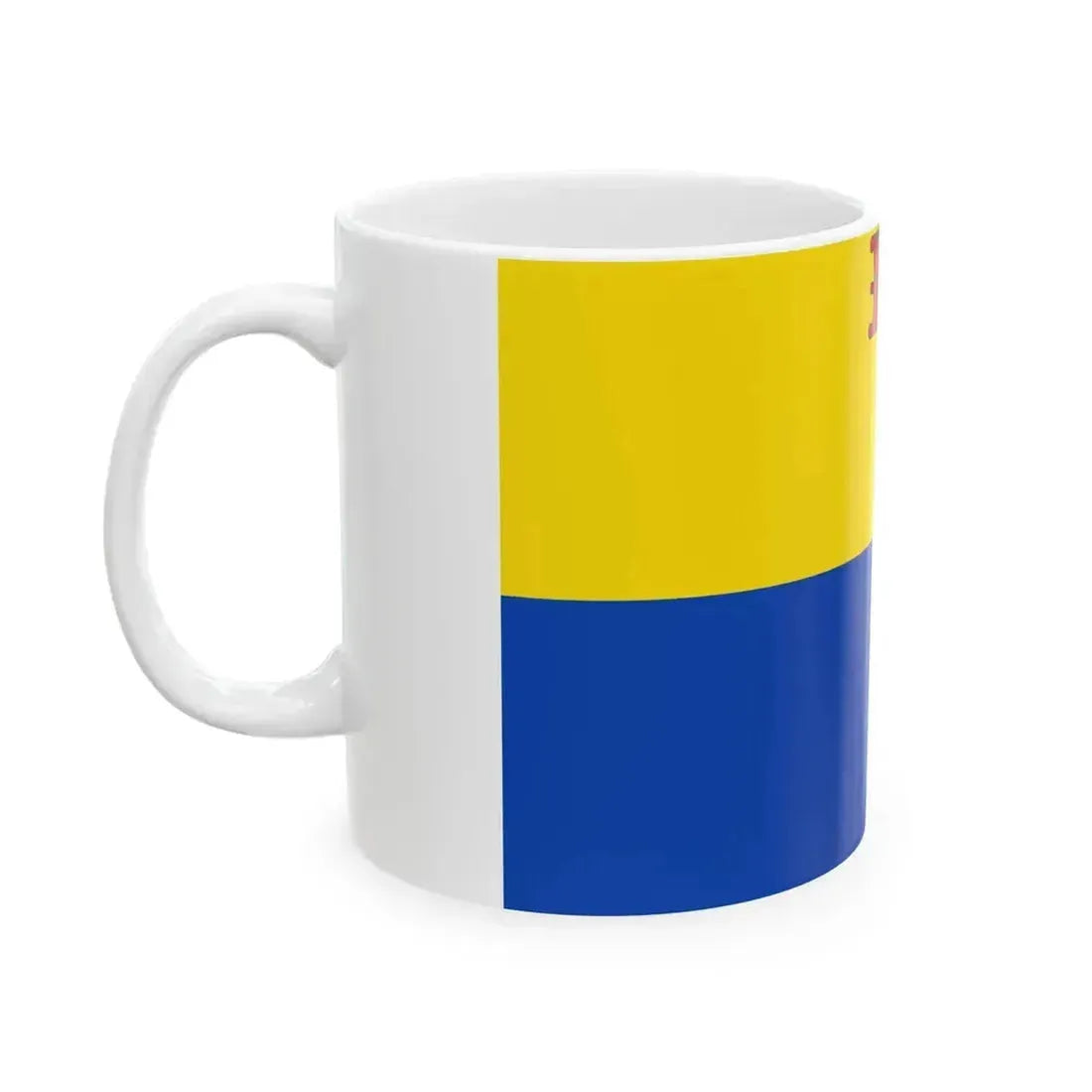 Barneveld vlag (Netherlands) White Coffee Mug - Go Mug Yourself