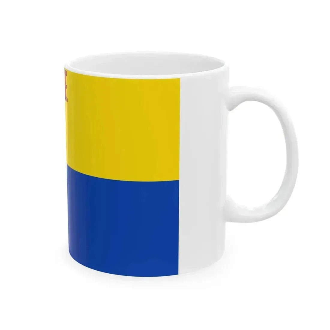 Barneveld vlag (Netherlands) White Coffee Mug - Go Mug Yourself