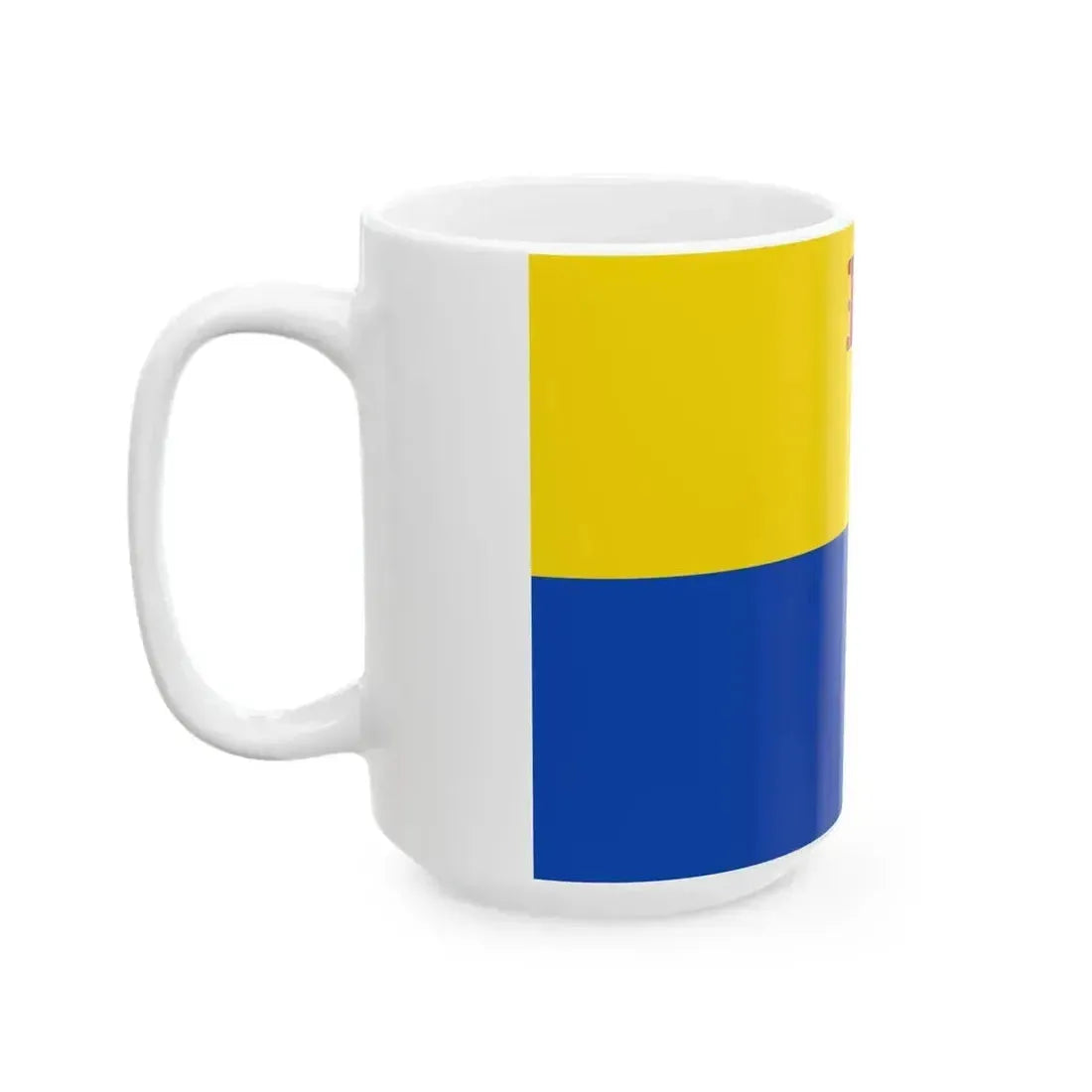 Barneveld vlag (Netherlands) White Coffee Mug - Go Mug Yourself
