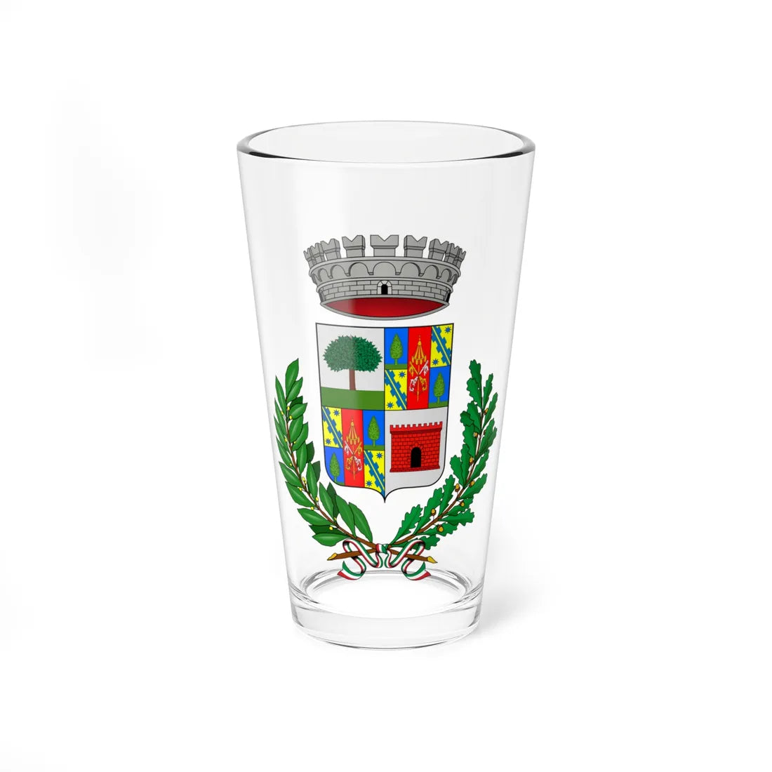 Barni-Stemma (Italy) (Coat of Arms) Pint Glass 16oz 16oz - Go Mug Yourself