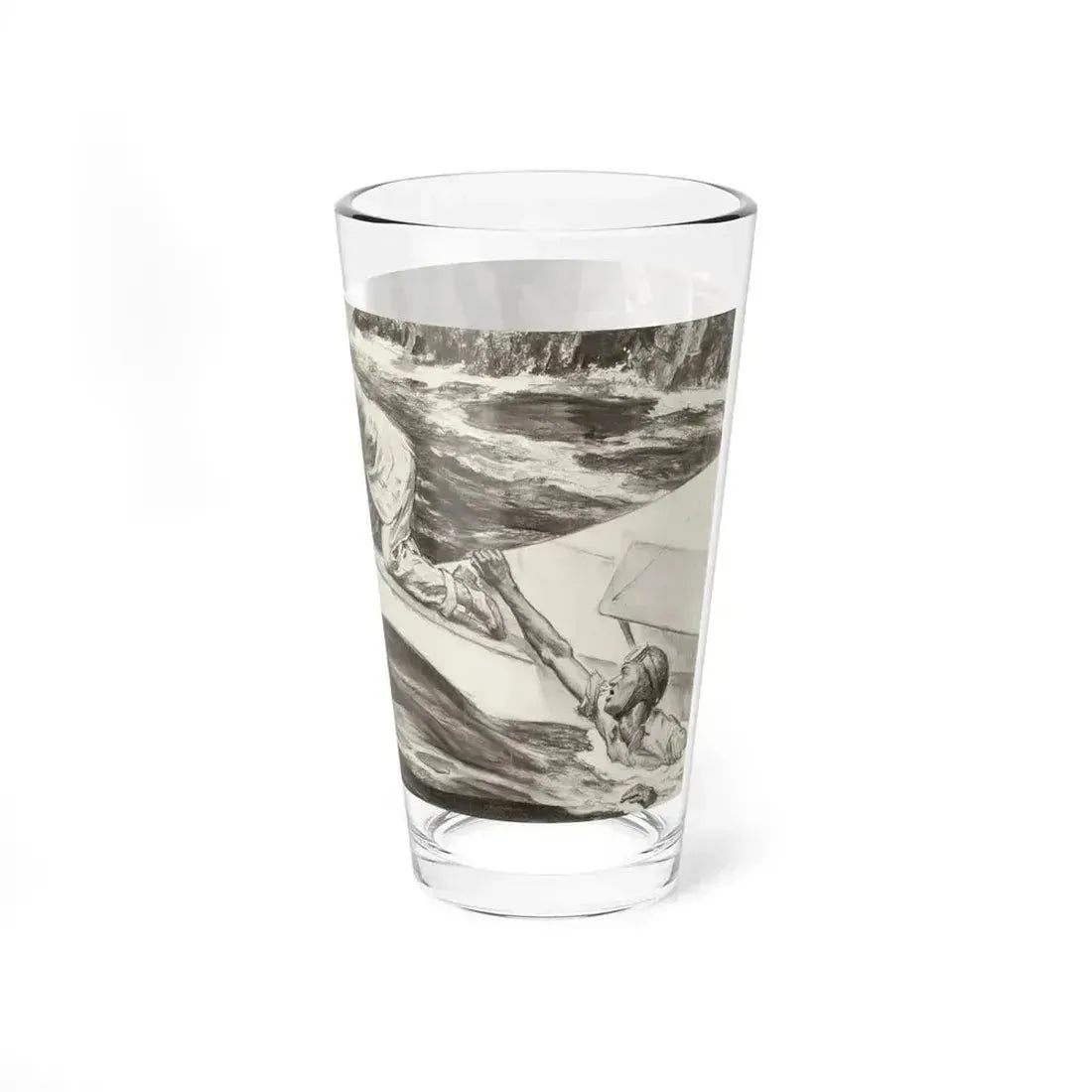 Barnstormer, The Saturday Evening Post story illustration, September 7, 1935 (Magazine Illustration) Pint Glass 16oz - Go Mug Yourself