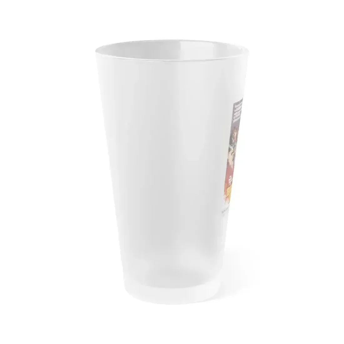 BARON BLOOD 1972 Movie Poster - Frosted Pint Glass 16oz - Go Mug Yourself
