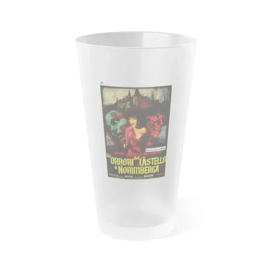 BARON BLOOD (ITALIAN) 1972 Movie Poster - Frosted Pint Glass 16oz 16oz Frosted - Go Mug Yourself