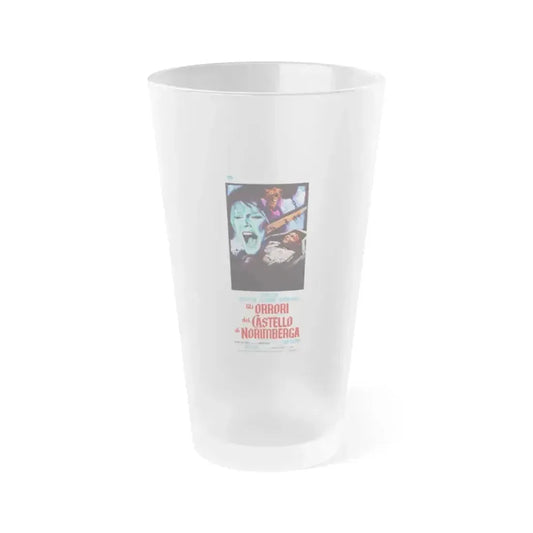 BARON BLOOD (ITALIAN 2) 1972 Movie Poster - Frosted Pint Glass 16oz 16oz Frosted - Go Mug Yourself