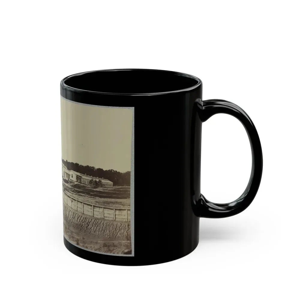 Barracks At Fort Carroll (U.S. Civil War) Black Coffee Mug - Go Mug Yourself