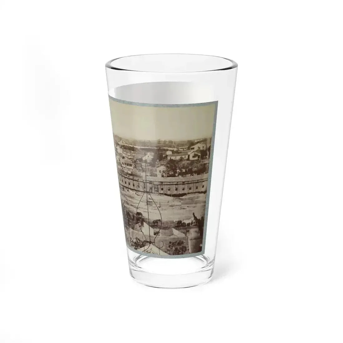 Barracks Of 124th Ill. Infantry, Vicksburg, Miss. (U.S. Civil War) Pint Glass 16oz - Go Mug Yourself