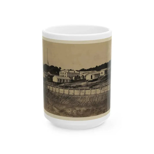 Barracks Of Ft. Carroll, Wash., D.C. (U.S. Civil War) White Coffee Mug 15oz - Go Mug Yourself