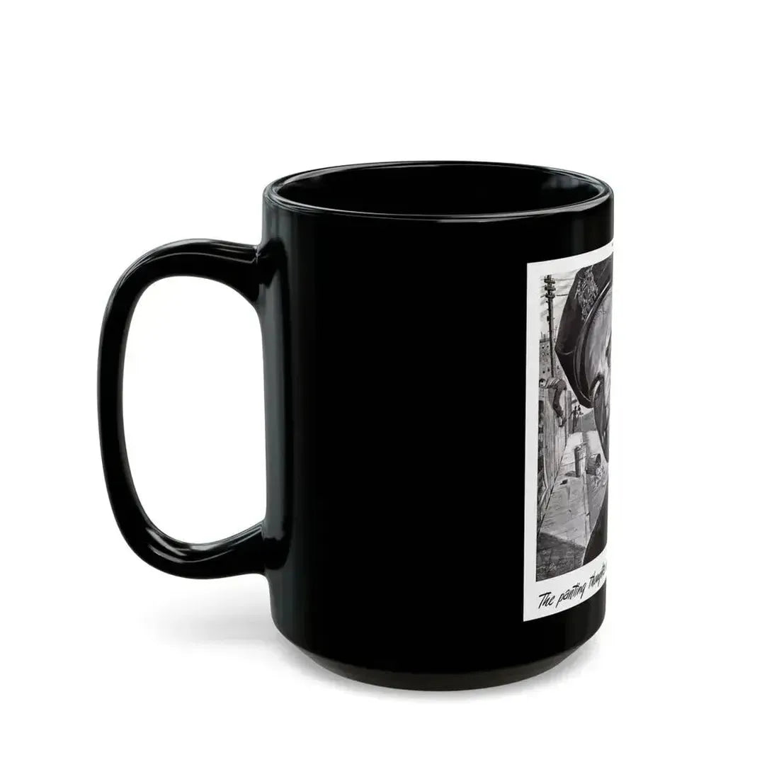 Barrett ad, The Saturday Evening Post, September 8, 1945 - Black Coffee Mug - Go Mug Yourself