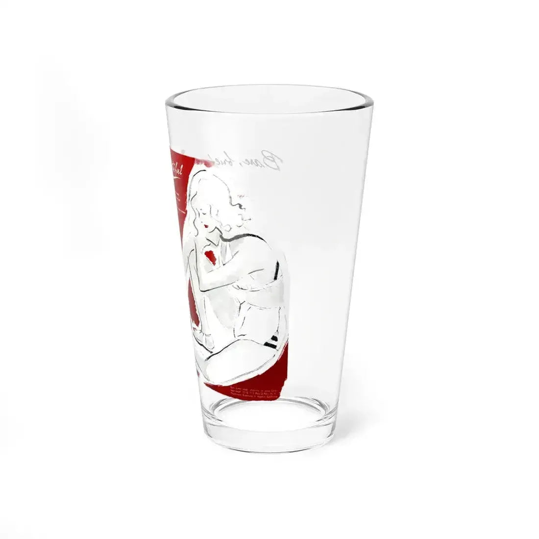 Base, brief, and beautiful, Fashion Illustration, 1945 (Magazine Illustration) Pint Glass 16oz - Go Mug Yourself