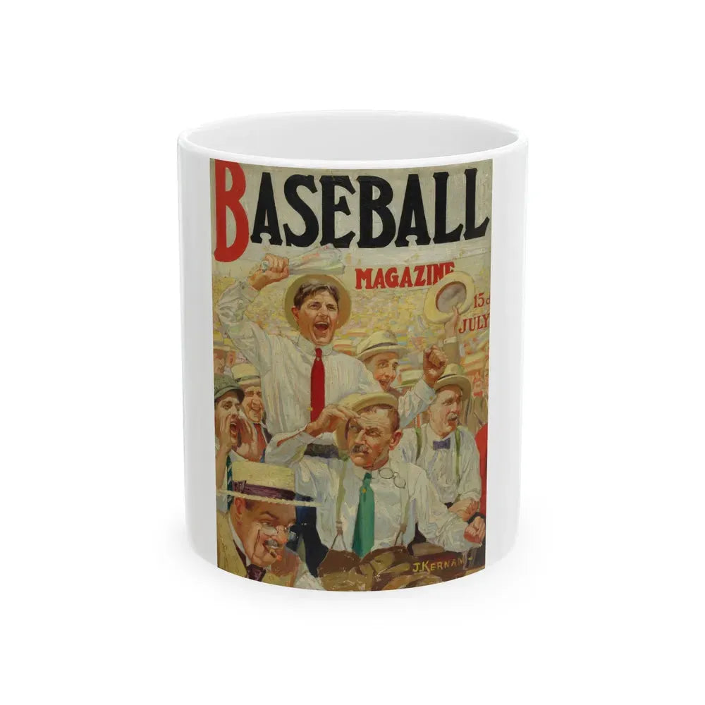 Baseball Magazine cover, July (1) - White Coffee Mug 11oz - Go Mug Yourself