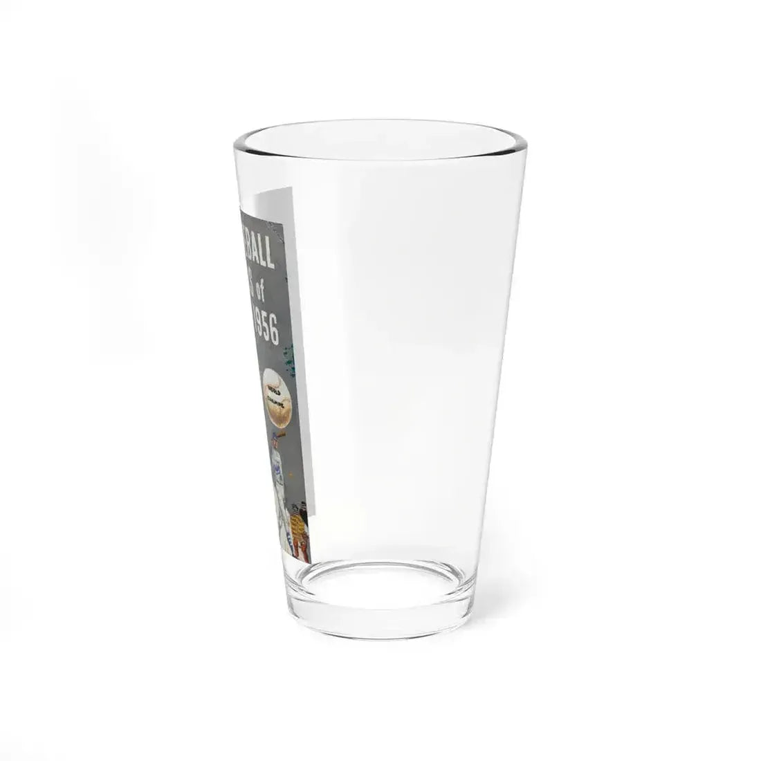 Baseball Stars of 1956, preliminary book cover, 1956 (Magazine Illustration) Pint Glass 16oz - Go Mug Yourself