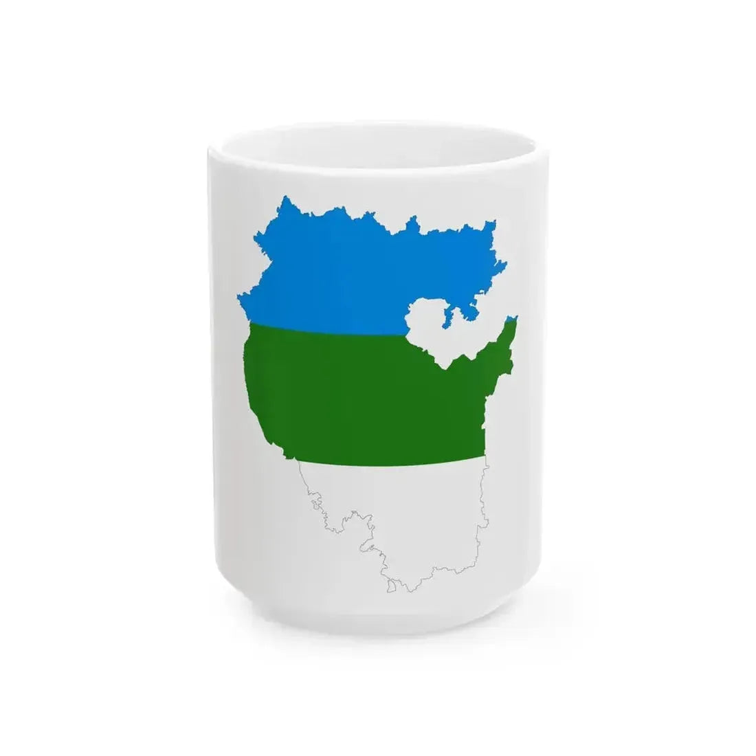 Bashkortostanindependence-Flagmap (Russia) White Coffee Mug 15oz - Go Mug Yourself