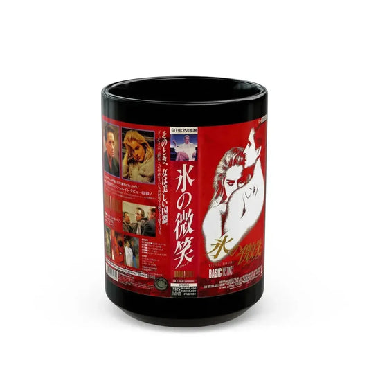BASIC INSTINCT JAPAN (VHS COVER) - Black Coffee Mug 15oz - Go Mug Yourself