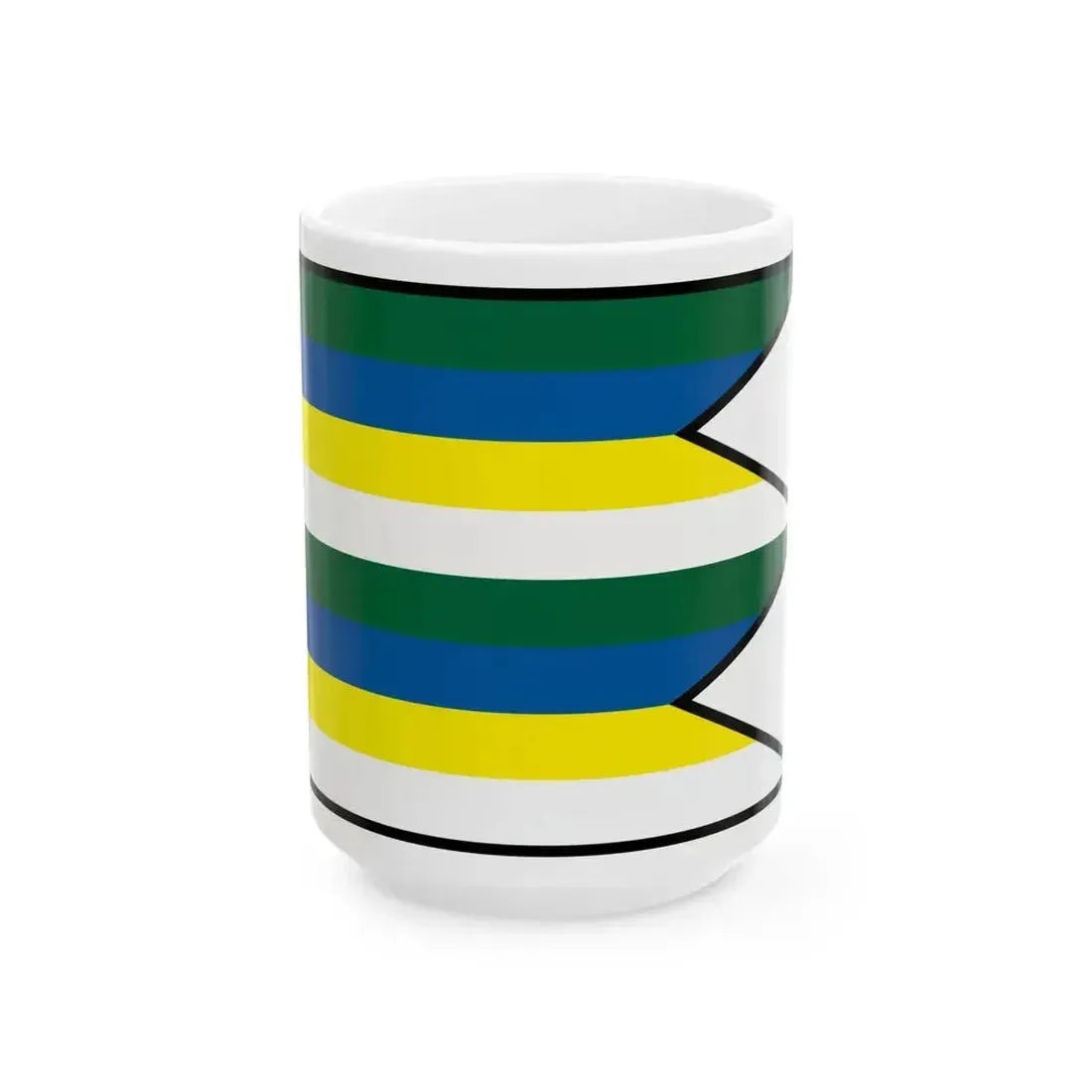 Baska Kosice Okolie Flag (Slovakia) White Coffee Mug 15oz - Go Mug Yourself