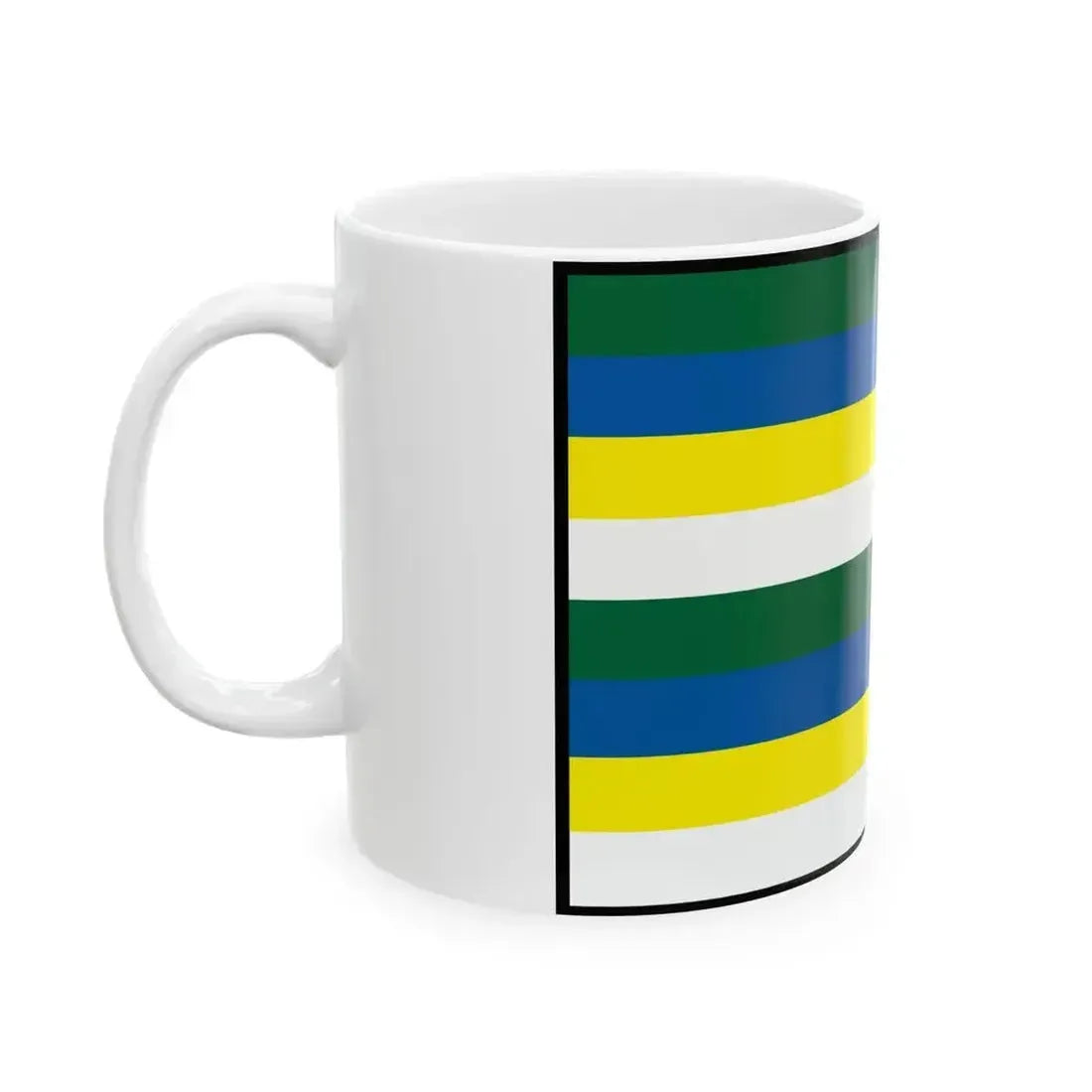 Baska Kosice Okolie Flag (Slovakia) White Coffee Mug - Go Mug Yourself