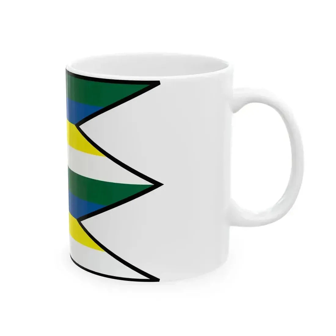 Baska Kosice Okolie Flag (Slovakia) White Coffee Mug - Go Mug Yourself