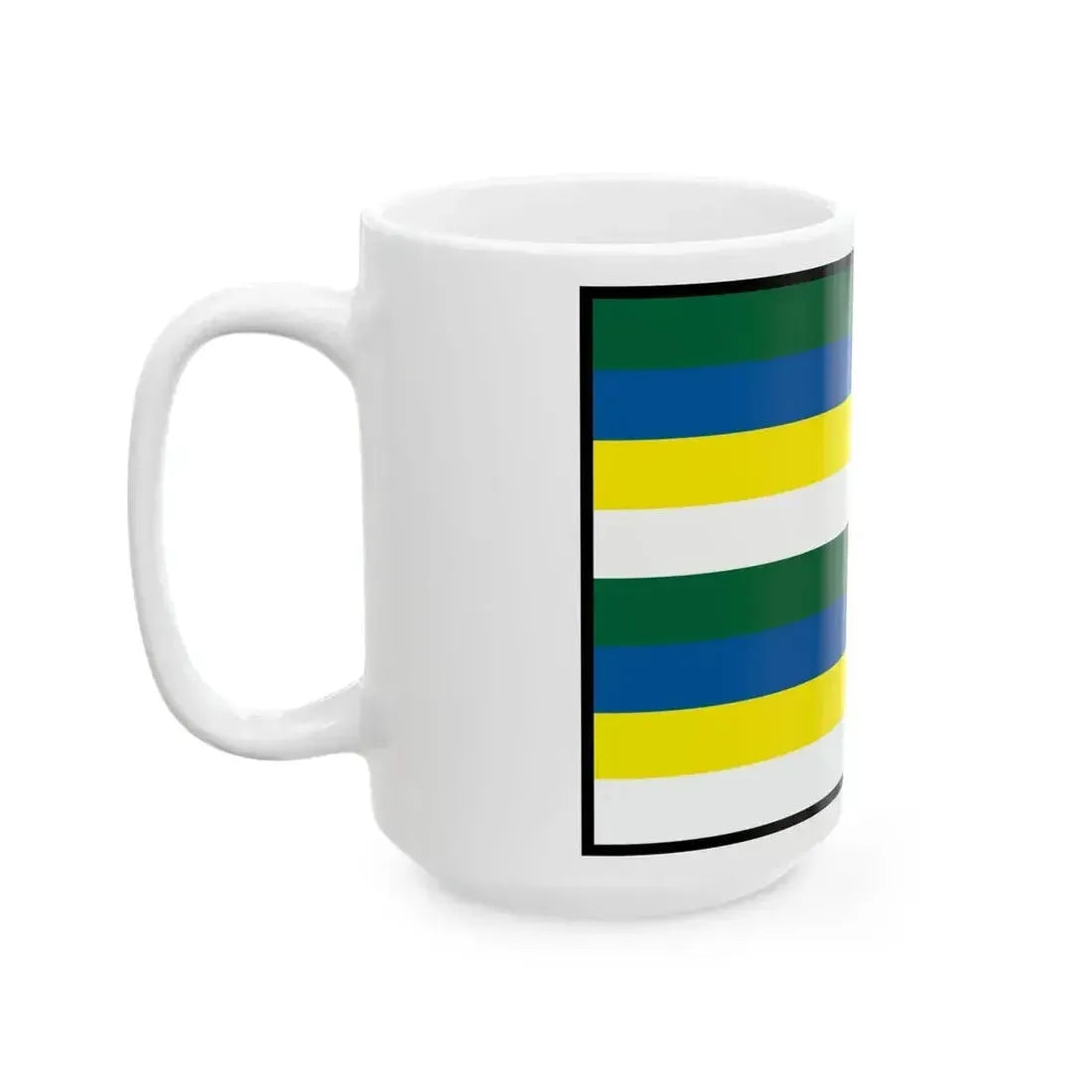 Baska Kosice Okolie Flag (Slovakia) White Coffee Mug - Go Mug Yourself