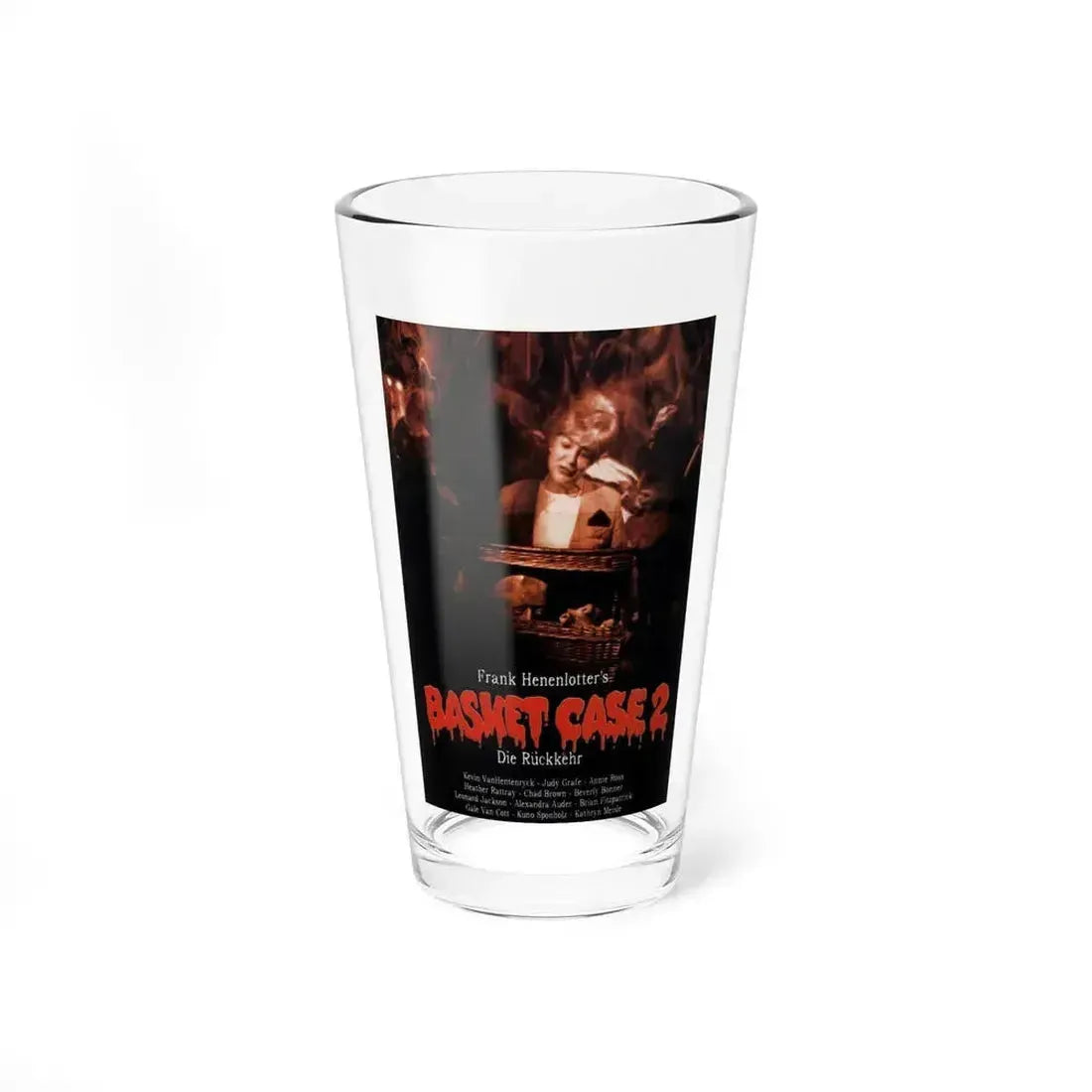BASKET CASE 2 (GERMAN) 1990 Movie Poster - Pint Glass 16oz 16oz - Go Mug Yourself