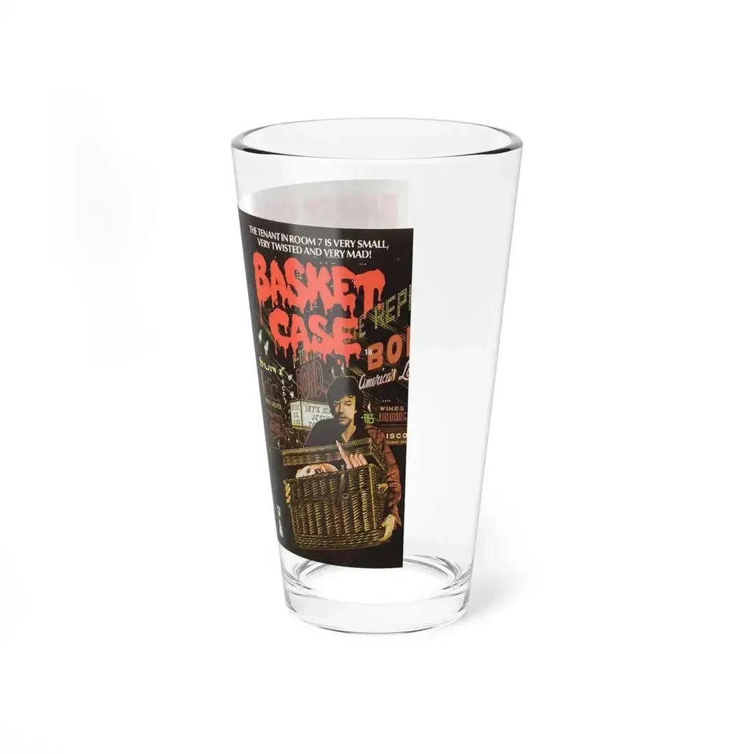 BASKET CASE (VHS COVER) Pint Glass 16oz - Go Mug Yourself