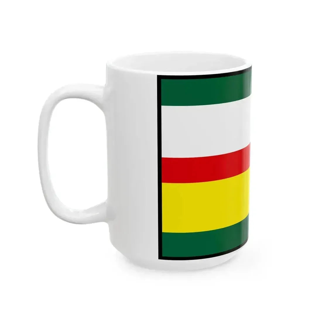 Baskovce Sobrance Flag (Slovakia) White Coffee Mug - Go Mug Yourself