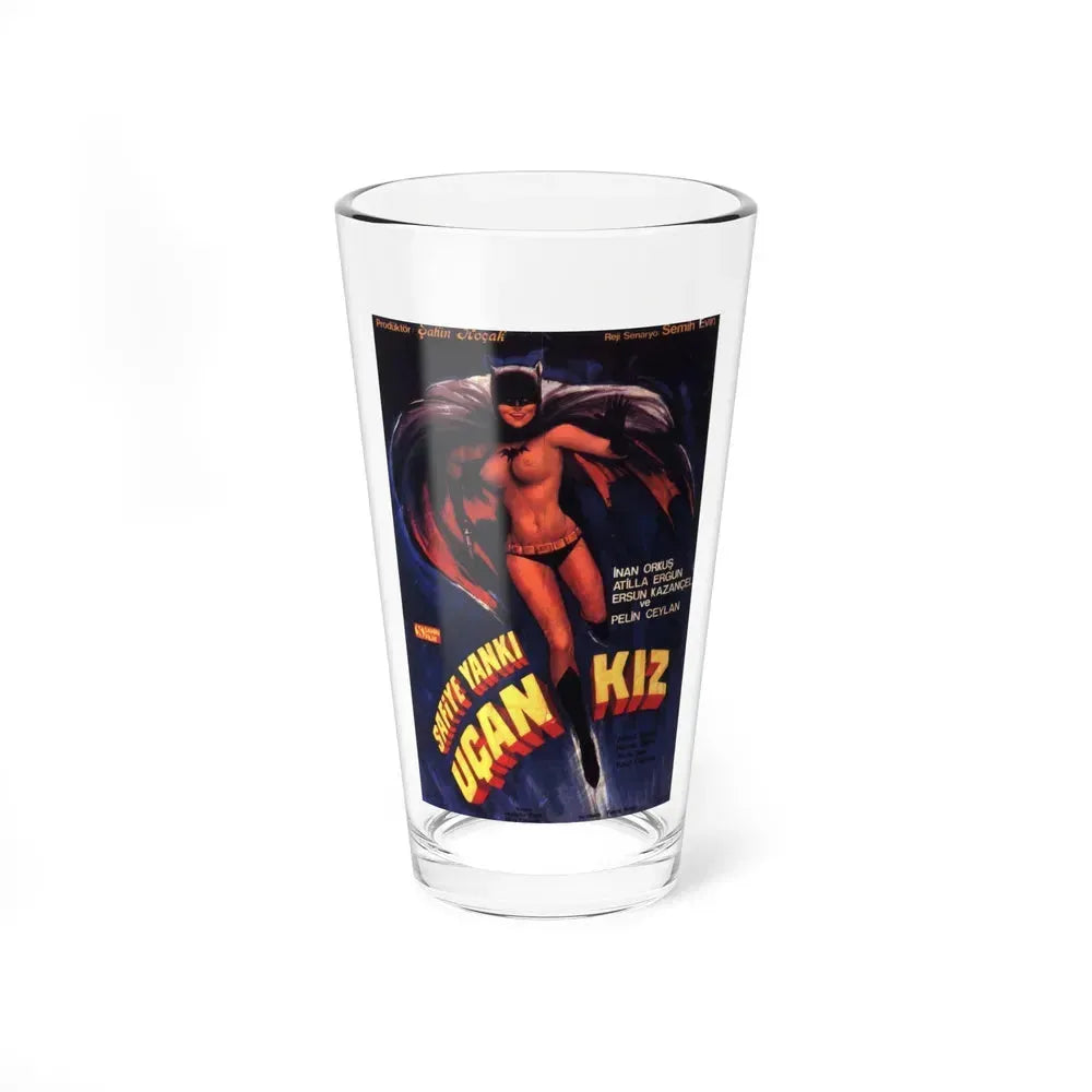 BATGIRL (TURKISH) Movie Poster - Pint Glass 16oz 16oz - Go Mug Yourself
