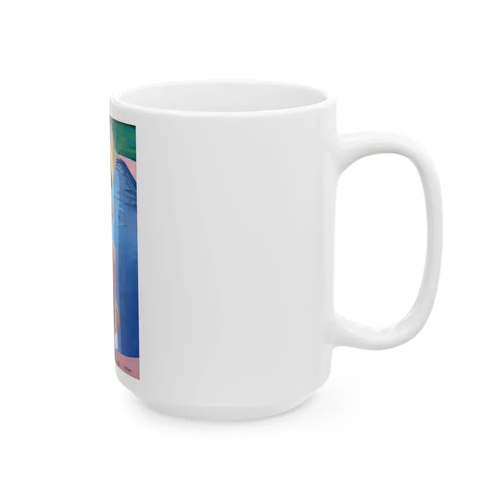 Bathing Beauty - White Coffee Mug - Go Mug Yourself