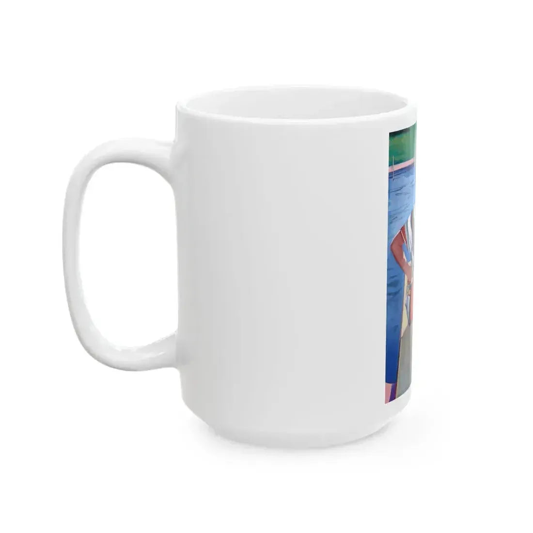 Bathing Beauty - White Coffee Mug - Go Mug Yourself