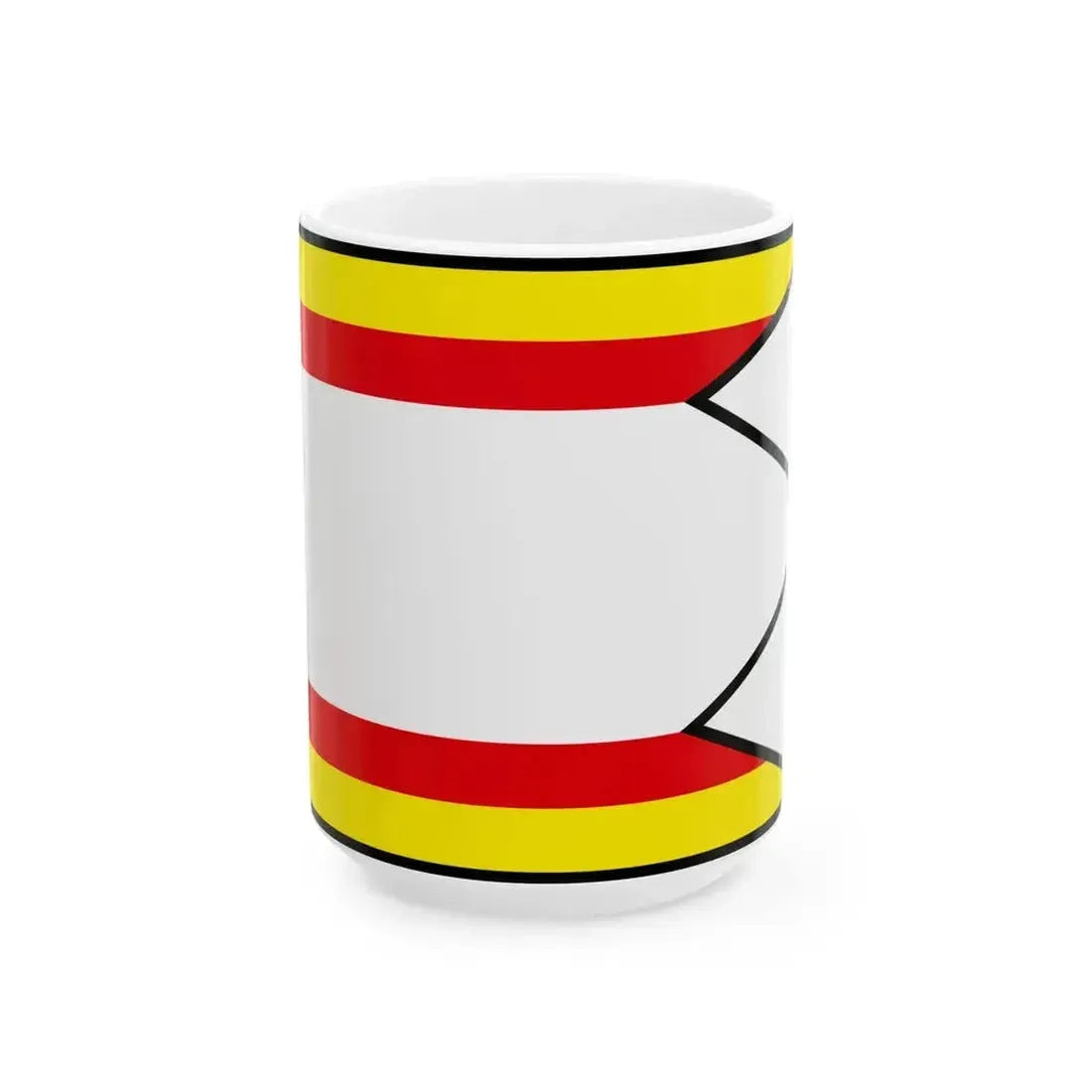 Batka Rimavska Sobota Flag (Slovakia) White Coffee Mug 15oz - Go Mug Yourself