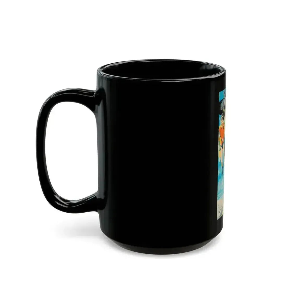 Batman and Robin, movie poster illustrations (1) - Black Coffee Mug - Go Mug Yourself