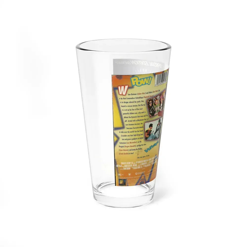 BATMAN THE MOVIE (VHS COVER) Pint Glass 16oz - Go Mug Yourself