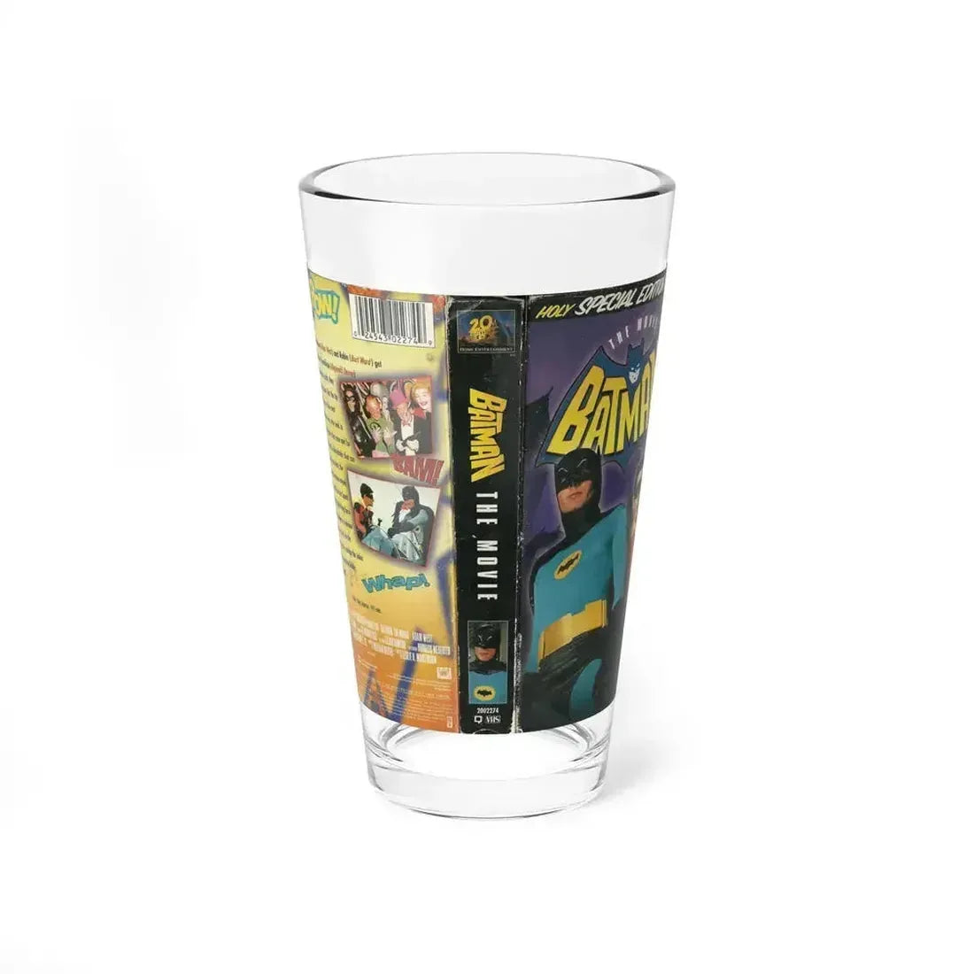 BATMAN THE MOVIE (VHS COVER) Pint Glass 16oz - Go Mug Yourself